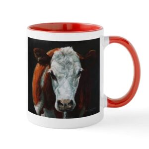 cafepress hereford cattle mug ceramic coffee mug, tea cup 11 oz