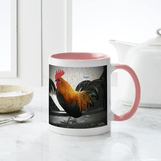 CafePress Bantam Rooster Mug Ceramic Coffee Mug, Tea Cup 11 oz