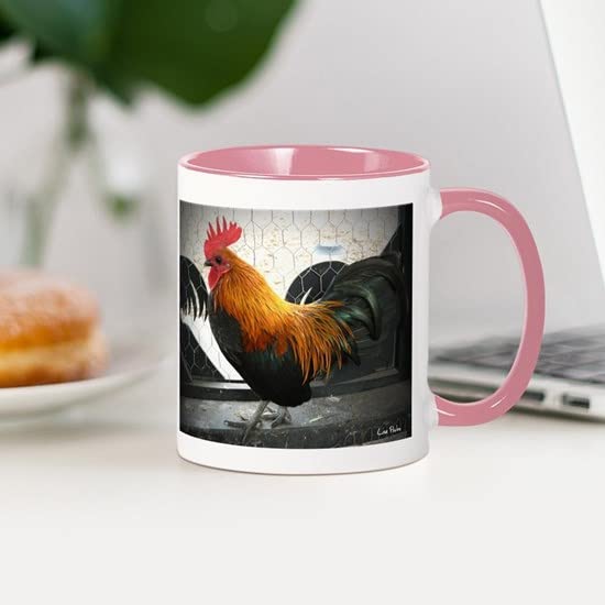 CafePress Bantam Rooster Mug Ceramic Coffee Mug, Tea Cup 11 oz