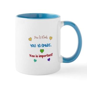 cafepress you is.design mug ceramic coffee mug, tea cup 11 oz