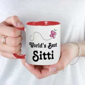 CafePress Sitti (Worlds Best) Mug Ceramic Coffee Mug, Tea Cup 11 oz