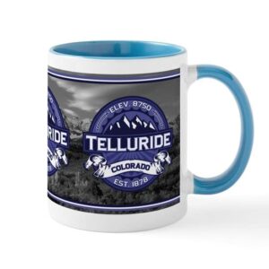 cafepress telluride midnight mug ceramic coffee mug, tea cup 11 oz