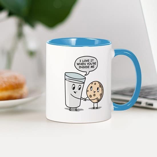 CafePress Milk And Cookies Mugs Ceramic Coffee Mug, Tea Cup 11 oz