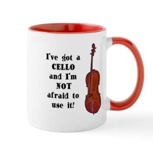 cafepress i’ve got a cello mug ceramic coffee mug, tea cup 11 oz