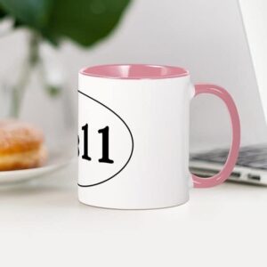 CafePress 1111 Mug Ceramic Coffee Mug, Tea Cup 11 oz