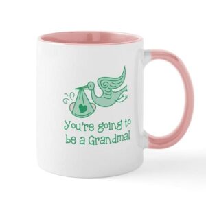 cafepress you’re going to be a grandma mug ceramic coffee mug, tea cup 11 oz
