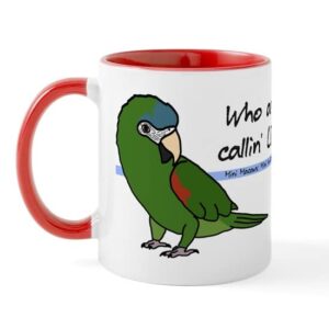 cafepress little_hahnsmacaw_bev mug ceramic coffee mug, tea cup 11 oz