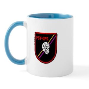 cafepress psy ops patch mug ceramic coffee mug, tea cup 11 oz