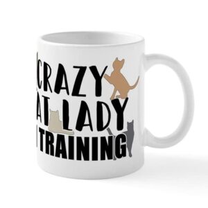 cafepress crazy cat lady ceramic coffee mug, tea cup 11 oz