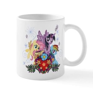 cafepress mlp heart and sparkles mugs ceramic coffee mug, tea cup 11 oz