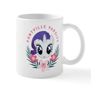 cafepress my little pony ponyville varsity ceramic coffee mug, tea cup 11 oz
