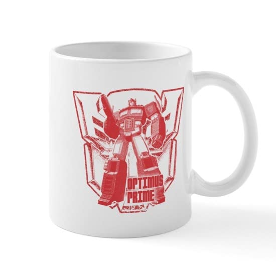 CafePress Optimus Prime Red Ceramic Coffee Mug, Tea Cup 11 oz