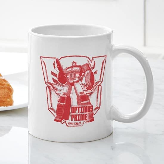 CafePress Optimus Prime Red Ceramic Coffee Mug, Tea Cup 11 oz