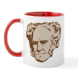 cafepress strk3 schopenhauer mug ceramic coffee mug, tea cup 11 oz