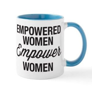 cafepress empowered women empower women mug ceramic coffee mug, tea cup 11 oz