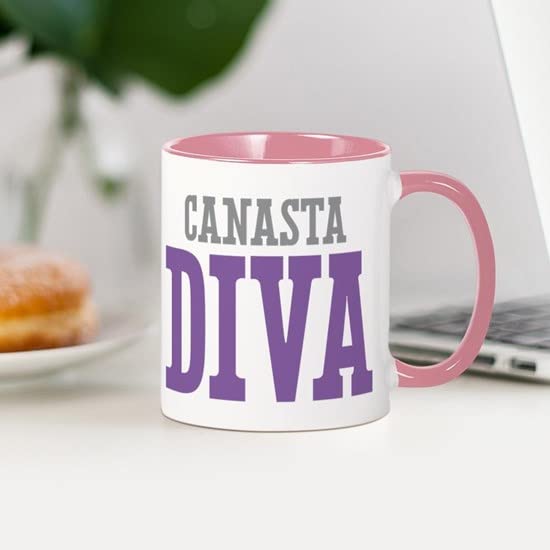 CafePress Canasta DIVA Mug Ceramic Coffee Mug, Tea Cup 11 oz