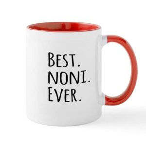 cafepress best noni ever mugs ceramic coffee mug, tea cup 11 oz