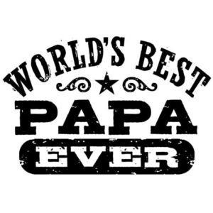 CafePress World's Best Papa Ever Mug Ceramic Coffee Mug, Tea Cup 11 oz