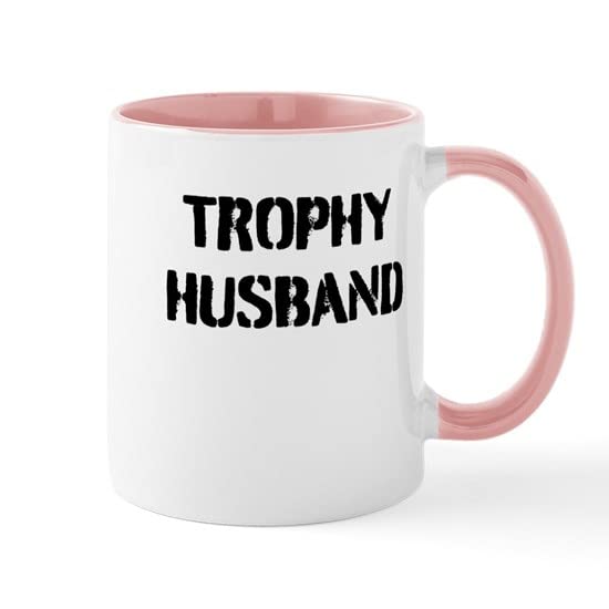 CafePress Trophy Husband Mugs | Wedding Humor Ceramic Coffee Mug, Tea Cup 11 oz