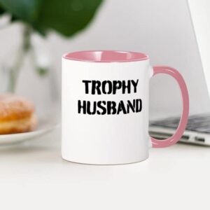 CafePress Trophy Husband Mugs | Wedding Humor Ceramic Coffee Mug, Tea Cup 11 oz