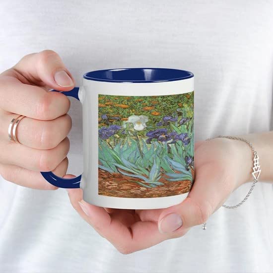 CafePress Van Gogh Irises Mug Ceramic Coffee Mug, Tea Cup 11 oz