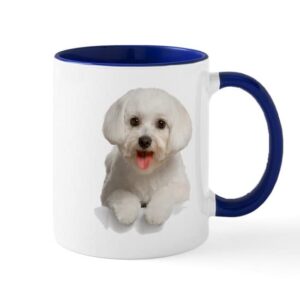 cafepress bichon frise mug ceramic coffee mug, tea cup 11 oz