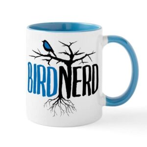 cafepress bird nerd mug ceramic coffee mug, tea cup 11 oz