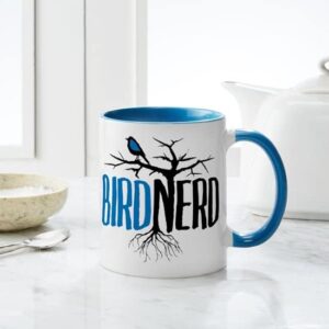 CafePress Bird Nerd Mug Ceramic Coffee Mug, Tea Cup 11 oz