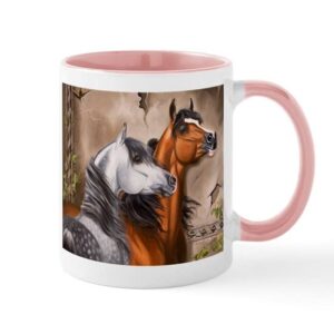 cafepress arabian horse mugs ceramic coffee mug, tea cup 11 oz