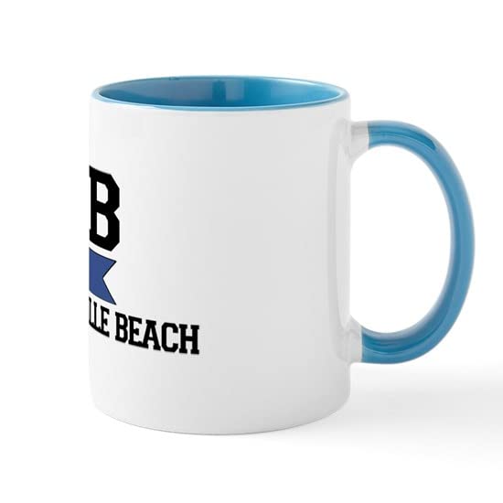 CafePress Wrightsville Beach NC Nautical Flags Design Mug Ceramic Coffee Mug, Tea Cup 11 oz