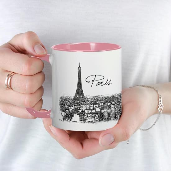 CafePress Paris Mug (Tour Eiffel) Ceramic Coffee Mug, Tea Cup 11 oz