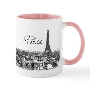 CafePress Paris Mug (Tour Eiffel) Ceramic Coffee Mug, Tea Cup 11 oz