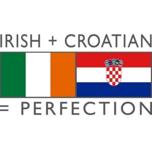 CafePress Irish Croatian Flags Mug Ceramic Coffee Mug, Tea Cup 11 oz