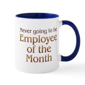 cafepress employee of month mug ceramic coffee mug, tea cup 11 oz