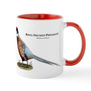 cafepress ring necked pheasant mug ceramic coffee mug, tea cup 11 oz