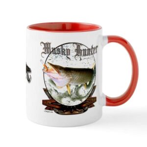cafepress musky hunter mug ceramic coffee mug, tea cup 11 oz