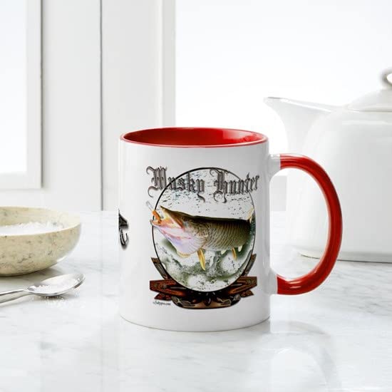 CafePress Musky Hunter Mug Ceramic Coffee Mug, Tea Cup 11 oz