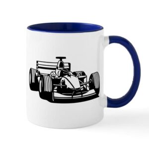 cafepress race car mug ceramic coffee mug, tea cup 11 oz