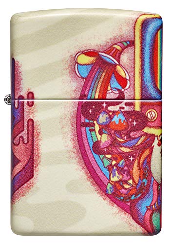 Zippo Trippy Psychedelic Design 540 Color Pocket Lighter