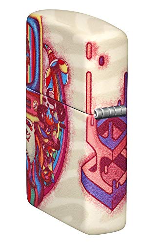 Zippo Trippy Psychedelic Design 540 Color Pocket Lighter