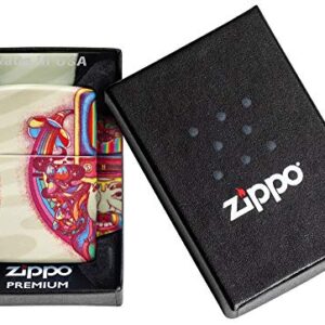 Zippo Trippy Psychedelic Design 540 Color Pocket Lighter