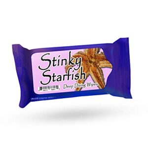 Stinky Starfish Deep Diving Wet Wipes, Funny Moist Wipes for Women, Travel Size, Flushable, Revolutionary and Disposable