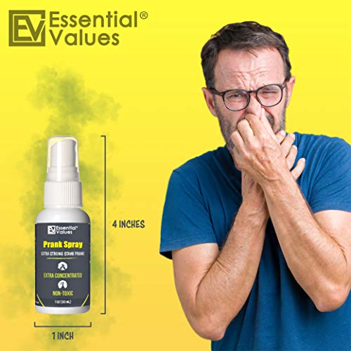 Essential Value Prank Spray Extra Strong (1 fl oz) - Non-Toxic Extra Concentrated Formula - Perfect Gag Gift for All | Prank Friends, Family, & Others if You Dare