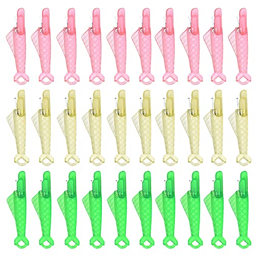 30 Pcs Sewing Machine Needle Threader Fish Type Quick Sewing Threader Embroidery Floss Automatic Sewing Craft DIY Tool