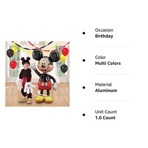 USLEH Mouse Airwalker 48" Inch Jumbo Foil Mylar Birthday Balloon