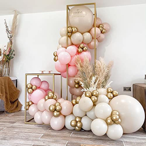 White Sand Balloons 12 Inch 50 Pcs Baby Shower Party Balloons Happy Birthday Decoration Balloons Off White Helium Balloons