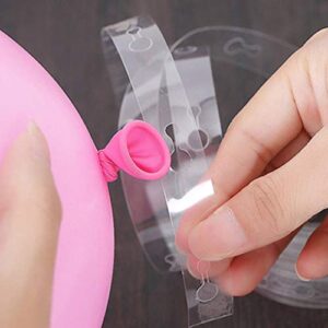 Balloon Arch Kit Balloon Decorating Strip Kit for Garland, 2 Rolls Balloon Tape Strips with 2 Rolls Balloon Glue Point Dots Stickers for Party Wedding Birthday Decorations