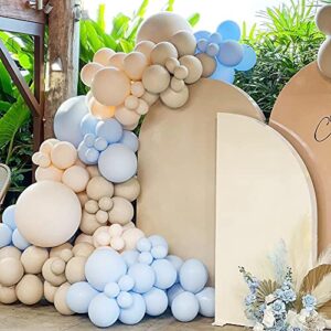 Baby Blue Balloons Garland Kit Pastel Light Arch Different Sizes Baby Shower Qualatex Birthday