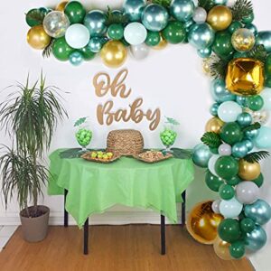 Wood Gold Baby Sign Baby Shower Banner for 1st Birthday Backdrop, Baby Party Sign Wooden Cutout Nursery Decor, Baby Party Banner Event Decorations for Gender Reveal Backdrop ,Baby Announcements