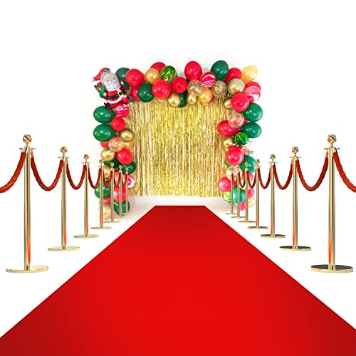 Red Carpet Floor Runner Hollywood Party Decoration Fabric 100 GSM (Red, 2x15 Feet)